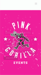 Mobile Screenshot of pinkgorillaevents.com